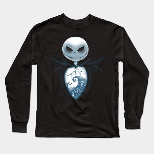 Inner Halloween Long Sleeve T-Shirt by paulagarcia